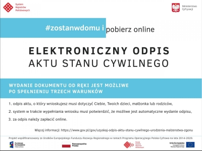 Odpis aktu stanu cywilnego (urodzenia, małżeństwa, zgonu) - zdjęcie1