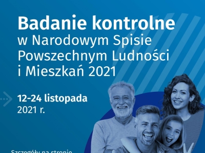 BADANIE KONTROLNE w Narodowym Spisie Powszechnym Ludności i Mieszkań 2021 - zdjęcie1