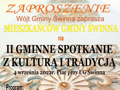 II GMINNE SPOTKANIE Z KULTURĄ I TRADYCJĄ - zdjęcie1