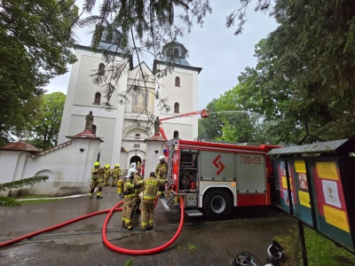 Ćwiczenia na Bazylice Mniejszej w Rychwałdzie - zdjęcie1