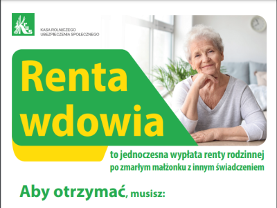Renta wdowia -  już od 1 stycznia 2025 r. będzie można składać wnioski o ustalenie zbiegu świadczeń według nowych zasad - zdjęcie1