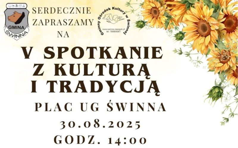 V Spotkanie z Kulturą i Tradycją już w najbliższą sobotę