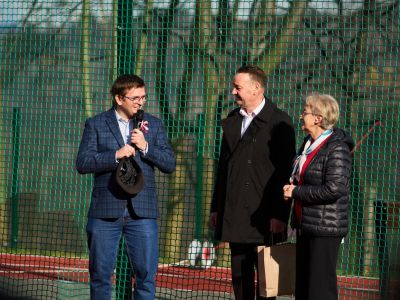 Otwarcie nowego boiska w Przyłękowie w patriotycznym nastroju - zdjęcie15