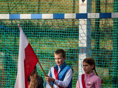 Otwarcie nowego boiska w Przyłękowie w patriotycznym nastroju - zdjęcie6
