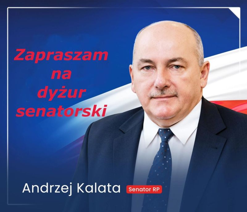 2 grudnia - dyżur senatorski senatora Andrzeja Kalaty