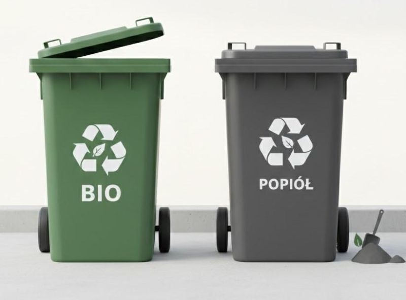 Zmiana terminu odbiór biodegradowalnych i popiołów - Pewel Ślemieńska, Rychwałdek