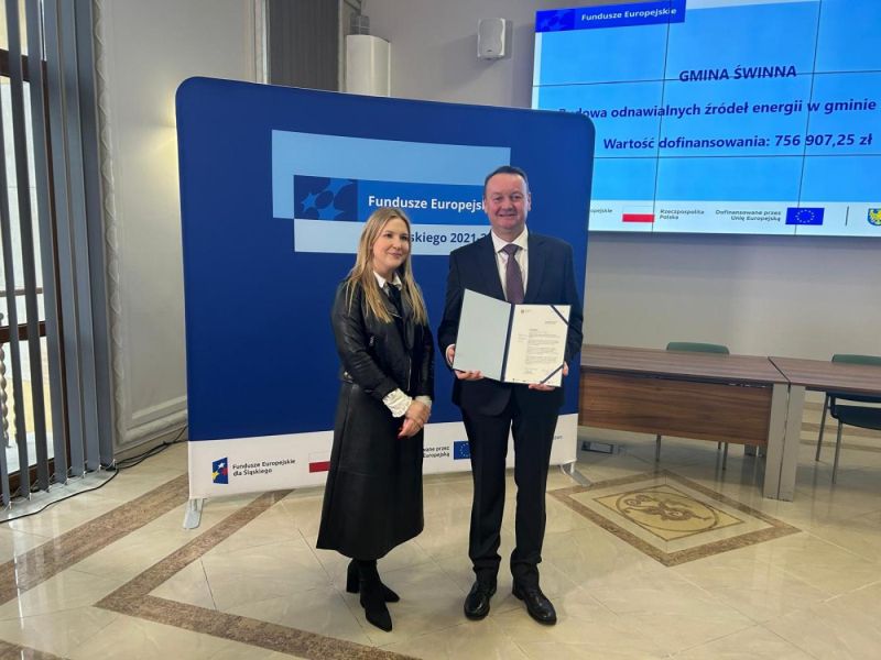 „Budowa odnawialnych źródeł energii w gminie Świnna”