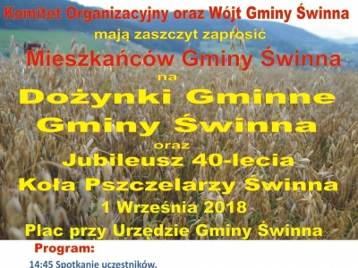 DOŻYNKI GMINNE GMINY ŚWINNA - zdjęcie1