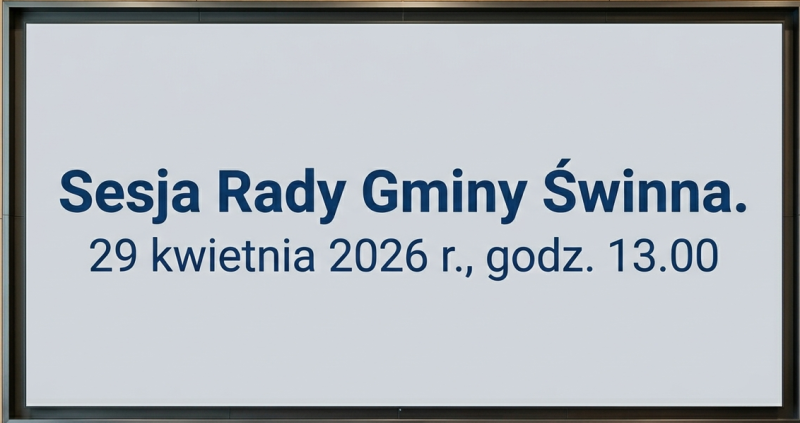 Sesja Rady Gminy - 29.04.2026 r. 
