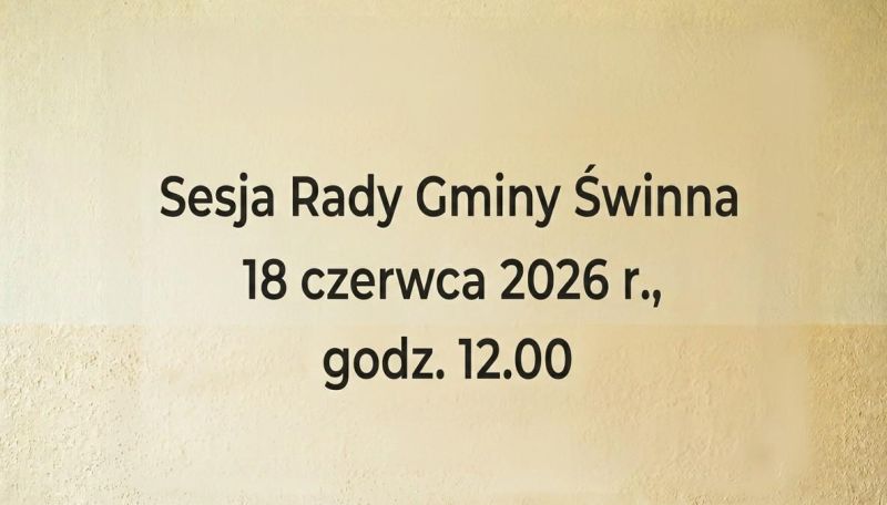 Sesja Rady Gminy - 18.06.2026 r. 