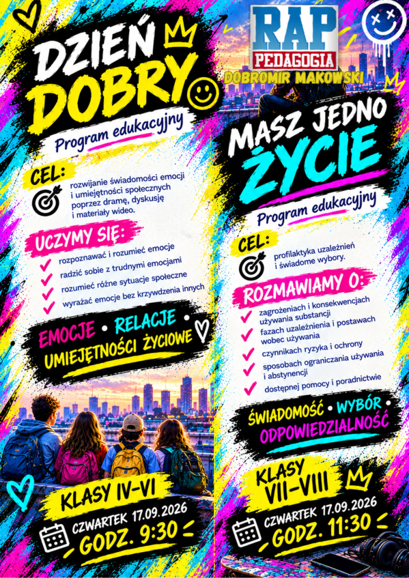 W trosce o młodzież i rodziców: Dobromir Makowski (Rap Pedagogia) w Gminie Świnna