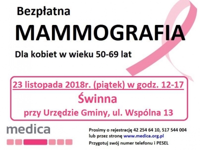 BEZPŁATNA - MAMMOGRAFIA - zdjęcie1